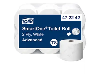 Tork Smartone 472242 Toiletpapier 2-laags T8 1150 vel Wit - 1