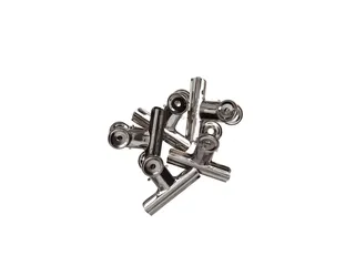 Papierklem MAUL Bulldog 70mm capaciteit 40mm zilver - 10