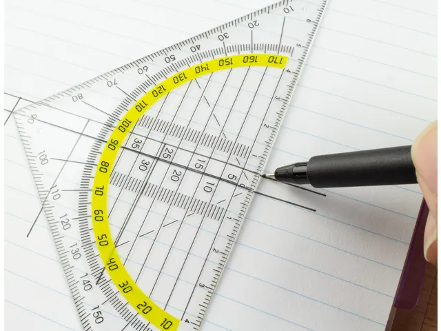 Equerre géométrique 14cm