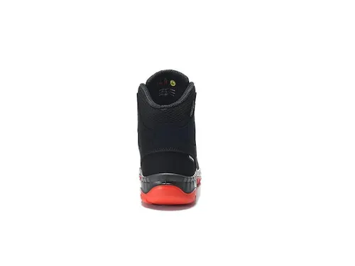 Elten Maddox hoge S3 veiligheidsschoenen SRC ESD zwart/rood maat W-40