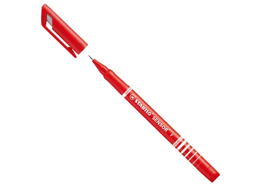 Fineliner STABILO Sensor 189/40 fijn rood
