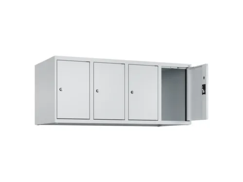 opzetkast,v. locker,4vak.,vak B 300mm,HxBxD 500x1200x500mm