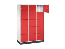 grootvolume-lockersysteem,HxBxD 1950x1220x500mm,3x5vakken,cil.-slot