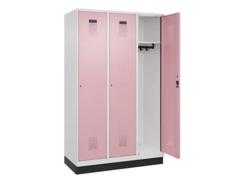 locker,HxBxD 1950x1200x500mm,3vak,vak B 400mm,cil.-slot,sokkel