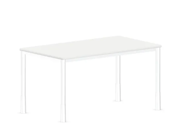 In hoogte verstelbaar bureau,HxBxD 720-840x1400x800mm,Bl-wit