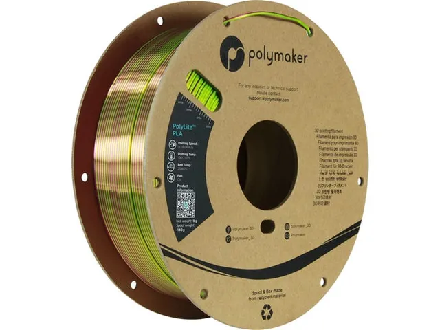 SILK PLA 1,75mm AUBERGINE LIME-MAG 1kg
