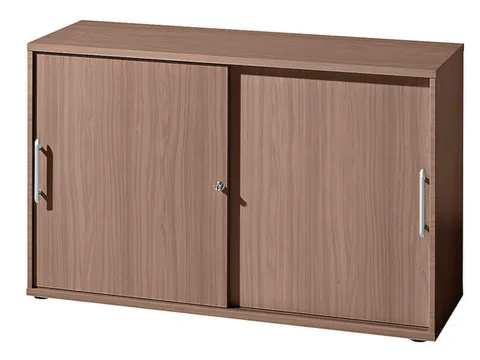 schuifdeurkast,HxBxD 1000x1200x400mm,2xhouten vloer,3ordnerhoogte