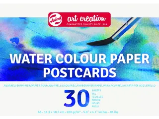 Aquarelverfpapier Talens Art Creation 30 witte vellen 200gr 148x105mm - 2