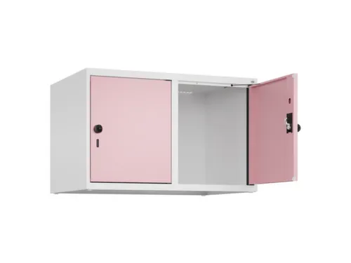 opzetkast,v. locker,2vak.,vak B 400mm,HxBxD 500x800x500mm,draaigrendel