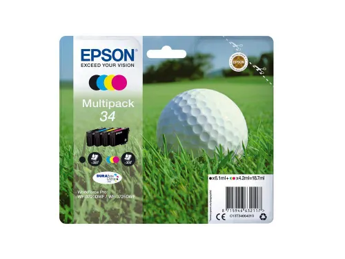 Epson 34 T3466 inktcartridge multipack zwart + 3 kleuren