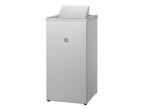Rvs Afvalbak 30 Liter Met Swingdeksel
