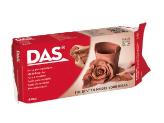 Boetseerklei DAS luchthardend 1000 gram terracotta - 1