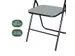 Chaise pliante BRASQ FC100 gris-noir