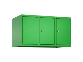 opzetkast,v. locker,3vak.,vak B 300mm,HxBxD 500x900x500mm,cilinderslot - 2