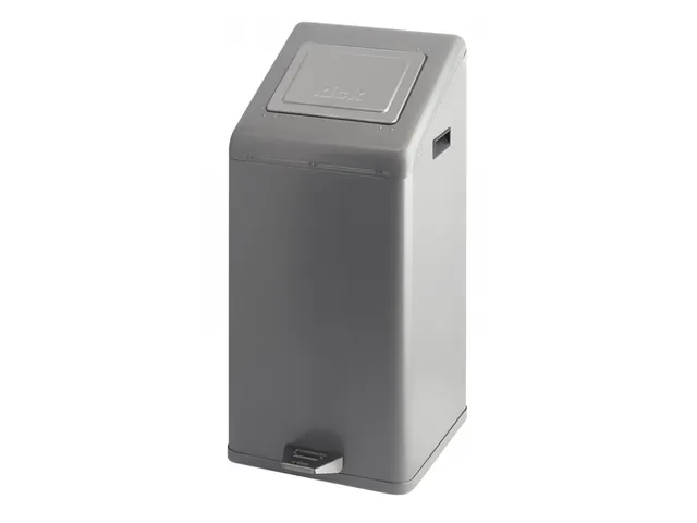 Pedaalemmer Carro-Kick met Pushdeksel 50 Liter Grijs