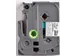 TZe tape voor P-Touch 12 mm, wit op transparant