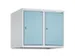 opzetkast,v. locker,2vak.,vak B 300mm,HxBxD 500x600x500mm,cilinderslot