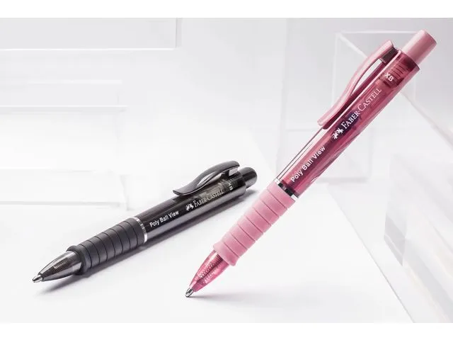 Balpen Faber-Castell Polyball View display 40 stuks
