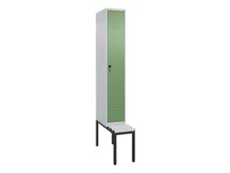 locker voor scheiding van kleding,HxBxD 2120x300x815mm,1vak