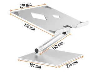 Laptop Standaard RISE Zilver - 7