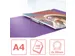 Colour'Breeze ringmap, 2 ringen, PP, ft A4, met soepele kaft Lavendel