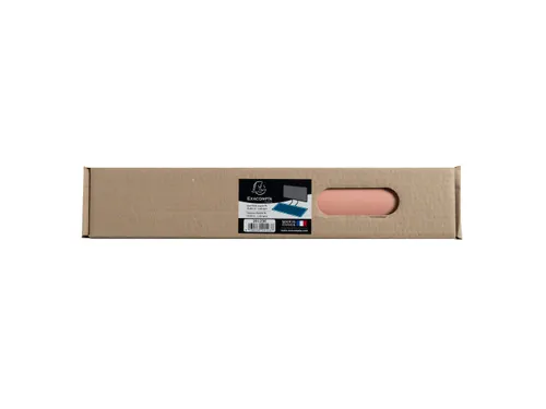 Onderlegger PU 35x60cm nude/grijs
