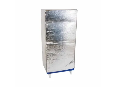 Coiffe de protection p. bac sur roulettes Hxl 1475x735mm