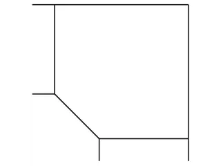 koppelelement voor bureau,90 °,HxBxD 680-760x1200x1200mm,blad esdoorn - 2