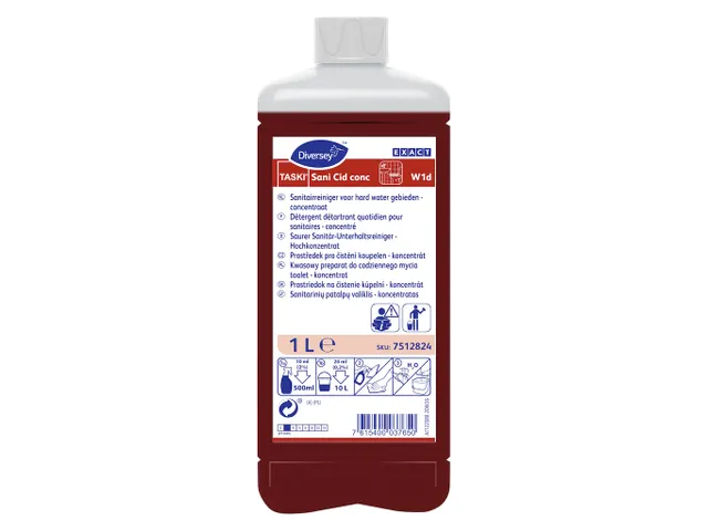 Sani Cid Sanitairreiniger Navulflacon 6x 1 liter