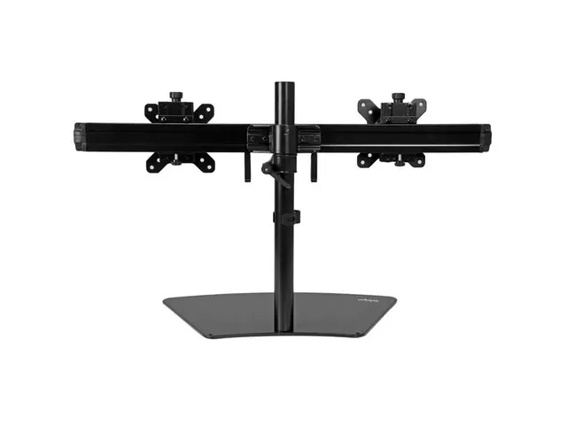 Support 2 écrans Noir