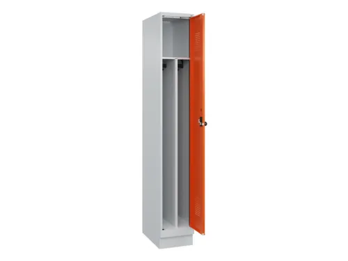 locker voor scheiding van kleding,HxBxD 1950x300x500mm,1vak