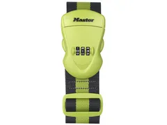 Kofferriem MasterLock cijfersl groen/zwart