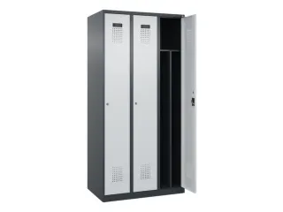 locker voor scheiding van kleding,HxBxD 1850x900x500mm,3vak - 1