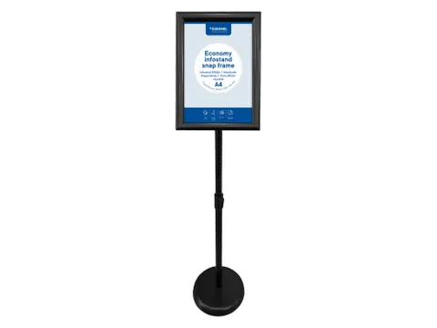 Infostandaard Europel Economy 25mm A4 Zwart