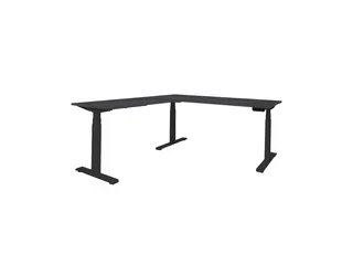 Dextro Plus L-opstelling elektrisch zit/sta bureau 200x80cm + 80x60cm - 1