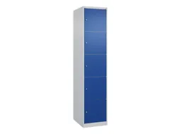 lockerkast,HxBxD 1850x400x500mm,1x5vakken,vak B 400mm,cil.-slot