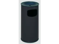 Combi-Asbak 44 Liter HxØ 710x355mm Ral7021 Antraciet