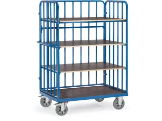 Etagewagens 18312-1 1200kg 1000x700mm Ral5007 4 Etages Watervast - 1