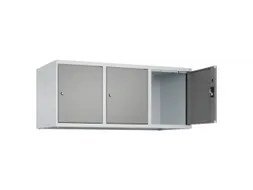 opzetkast,v. locker,3vak.,vak B 400mm,HxBxD 500x1200x500mm