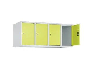 opzetkast,v. locker,4vak.,vak B 300mm,HxBxD 500x1200x500mm,vleugeldeur - 2