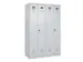 locker voor scheiding van kleding,HxBxD 1850x1200x500mm,4vak
