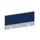 baliepaneel v. bureau aanbouw achter MP-lichtgrijs BN6016-blauw 1000mm