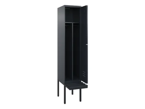 locker voor scheiding van kleding,HxBxD 2120x400x815mm,1vak
