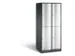 armoire multicases,corps RAL7021,face avant RAL7035