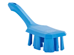 UST 4179-3 afwasborstel blauw harde vezels korte steel 70x260mm