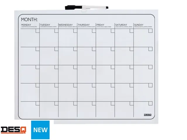 Planbord Desq maand 40x50cm magnetisch