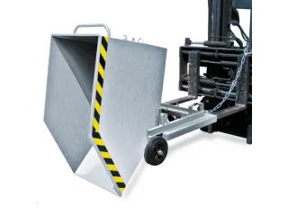 Kiepwagen,waterdicht,HxLxB 1290x1420x1340mm,1m³,draagverm. 300kg - 1