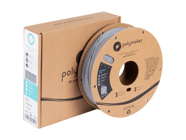 Polymaker PolyMax Tough PLA filament 1,75 mm Grijs 0,75 kg