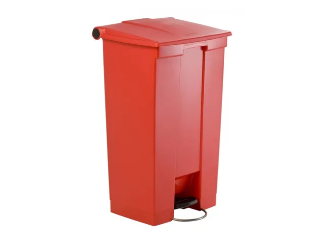 Step-On Classic container 87 liter Rood Rubbermaid