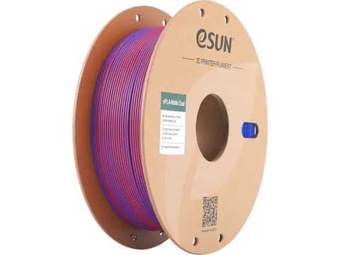 eSUN 3D printer Filament ePLA-Matte Dual 1,75 mm Rood/Blauw 1kg